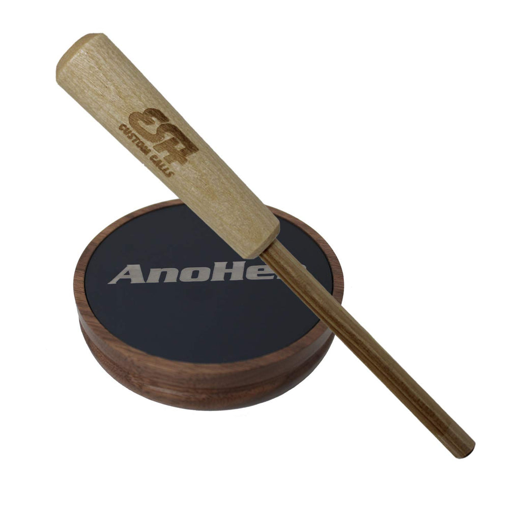 AnoHen Anodized Aluminum Walnut Pot with Hickory Striker